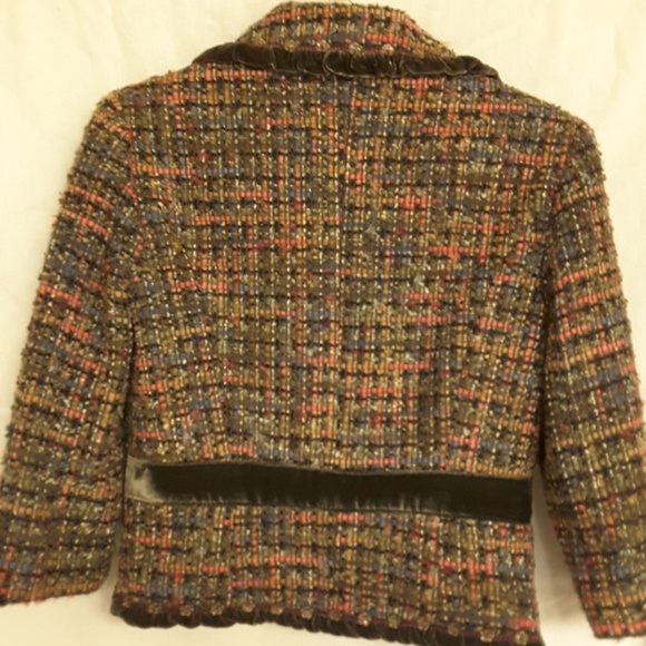 Cynthia Steffe wool and velvet jacket great condit - Picture 4 of 4